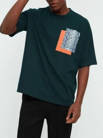 Футболки и поло Trendyol модель TMNSS21TS0149/Zumrut Yesili Фото