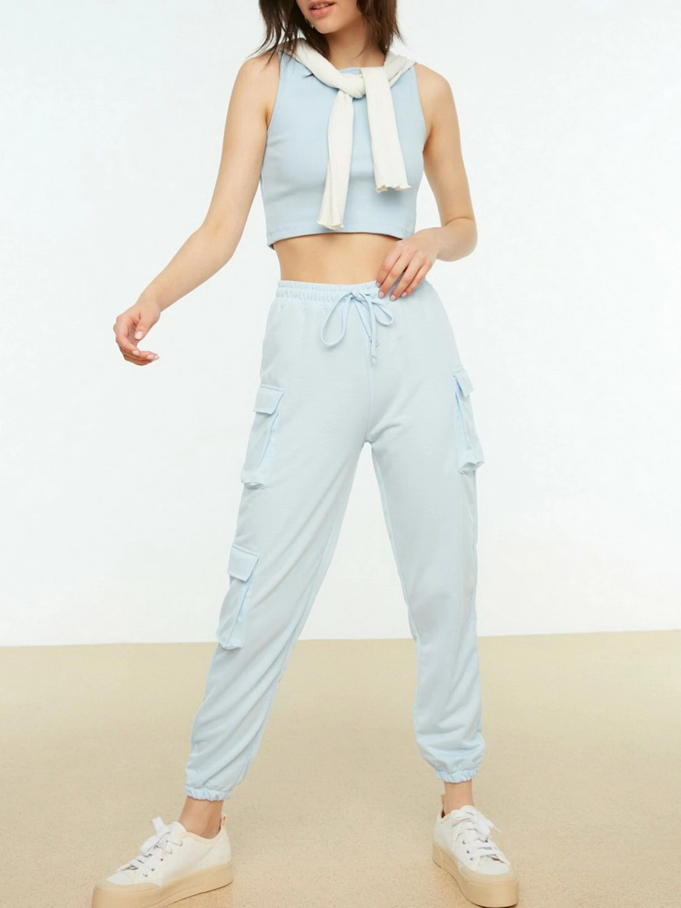 Костюмы Trendyol модель TWOSS21AU0025/Acık Mavi Фото