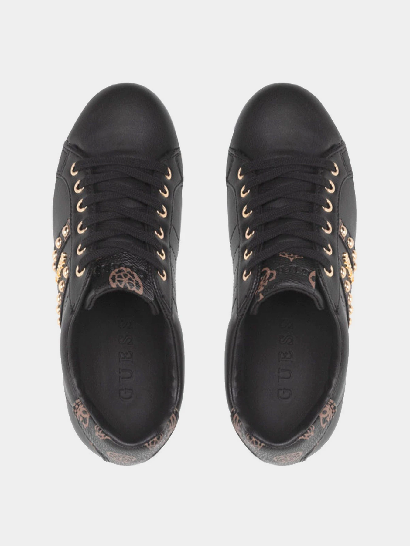 Кеды GUESS модель FL5RLK-FAL12-BLKBR Фото