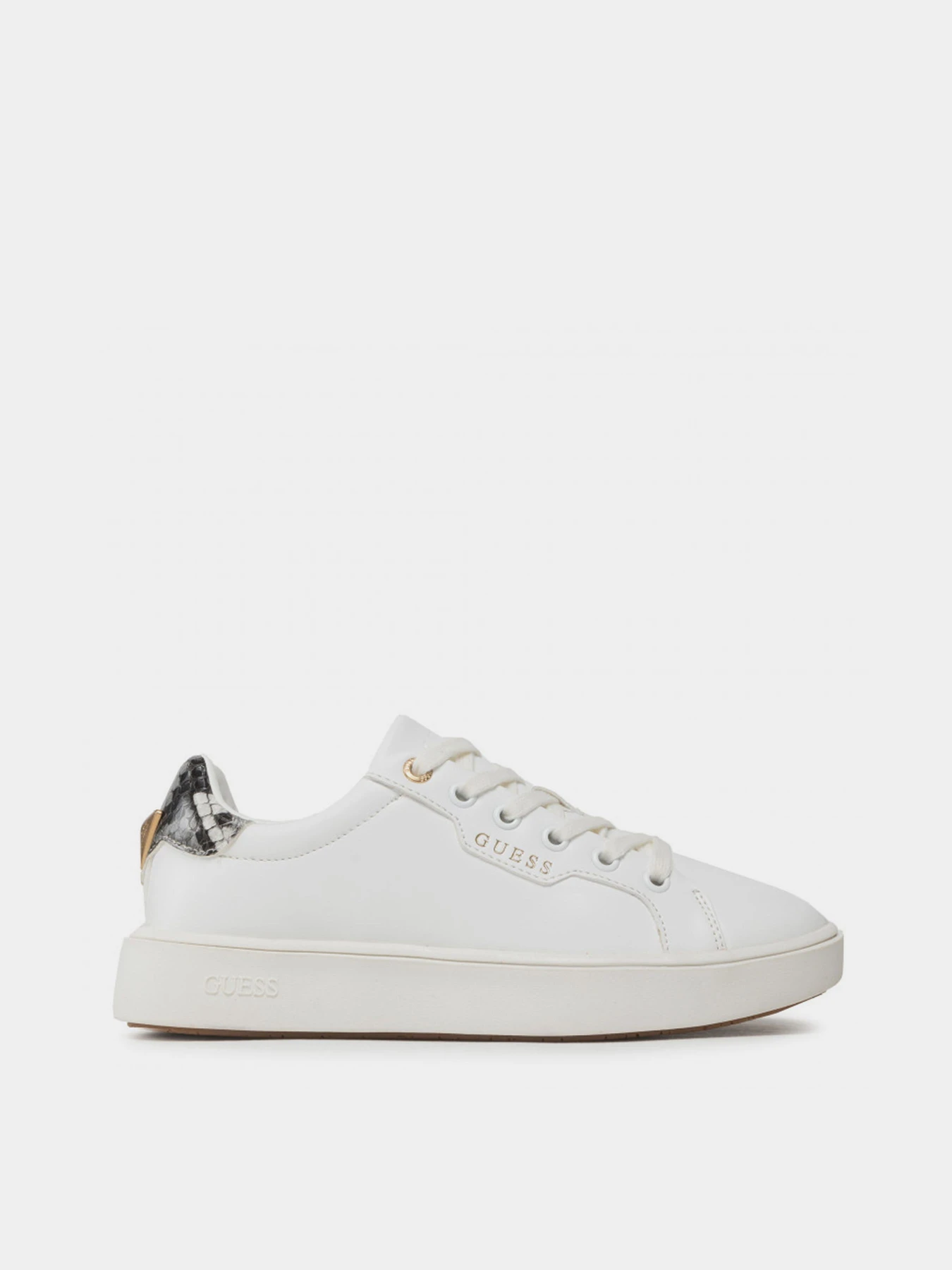 Полуботинки GUESS модель FL7MEL-PEL12-WHITE Полуботинки GUESS модель FL7MEL-PEL12-WHITE Фото