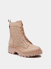 Ботинки и сапоги GUESS модель FL7RZ3-LEA10-BEIGE Фото