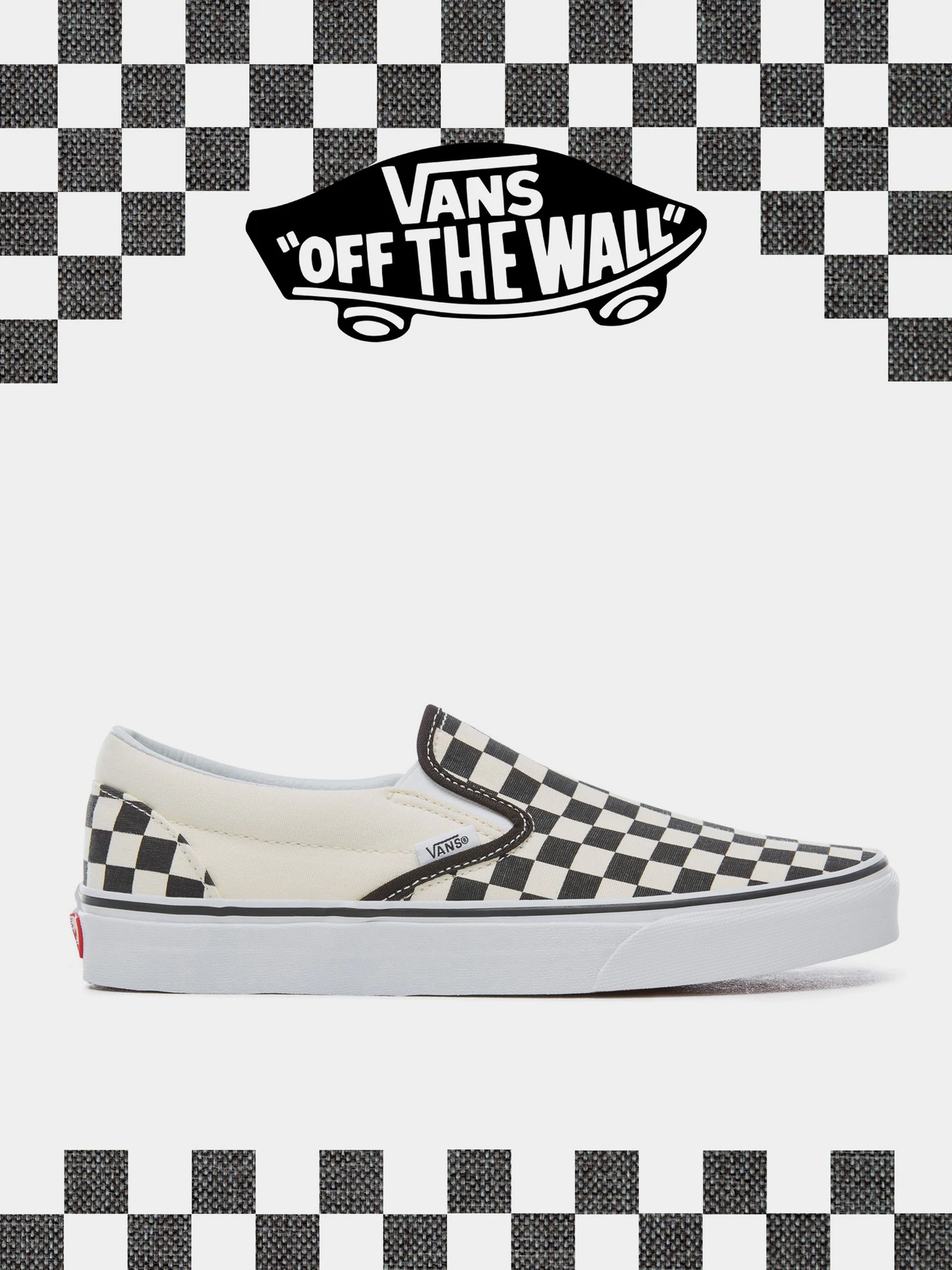 Слипоны и мокасины Vans модель VN000EYEBWW_W Слипоны и мокасины Vans модель VN000EYEBWW_W Фото