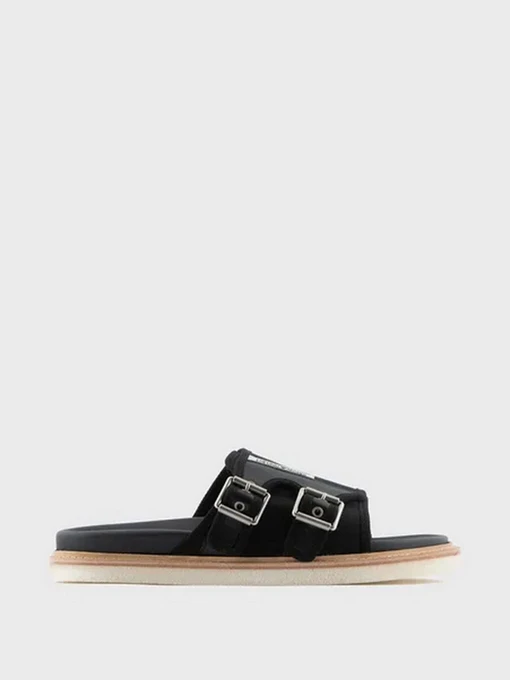 Шлёпанцы Emporio Armani модель X4P118-XN290-K001 Фото