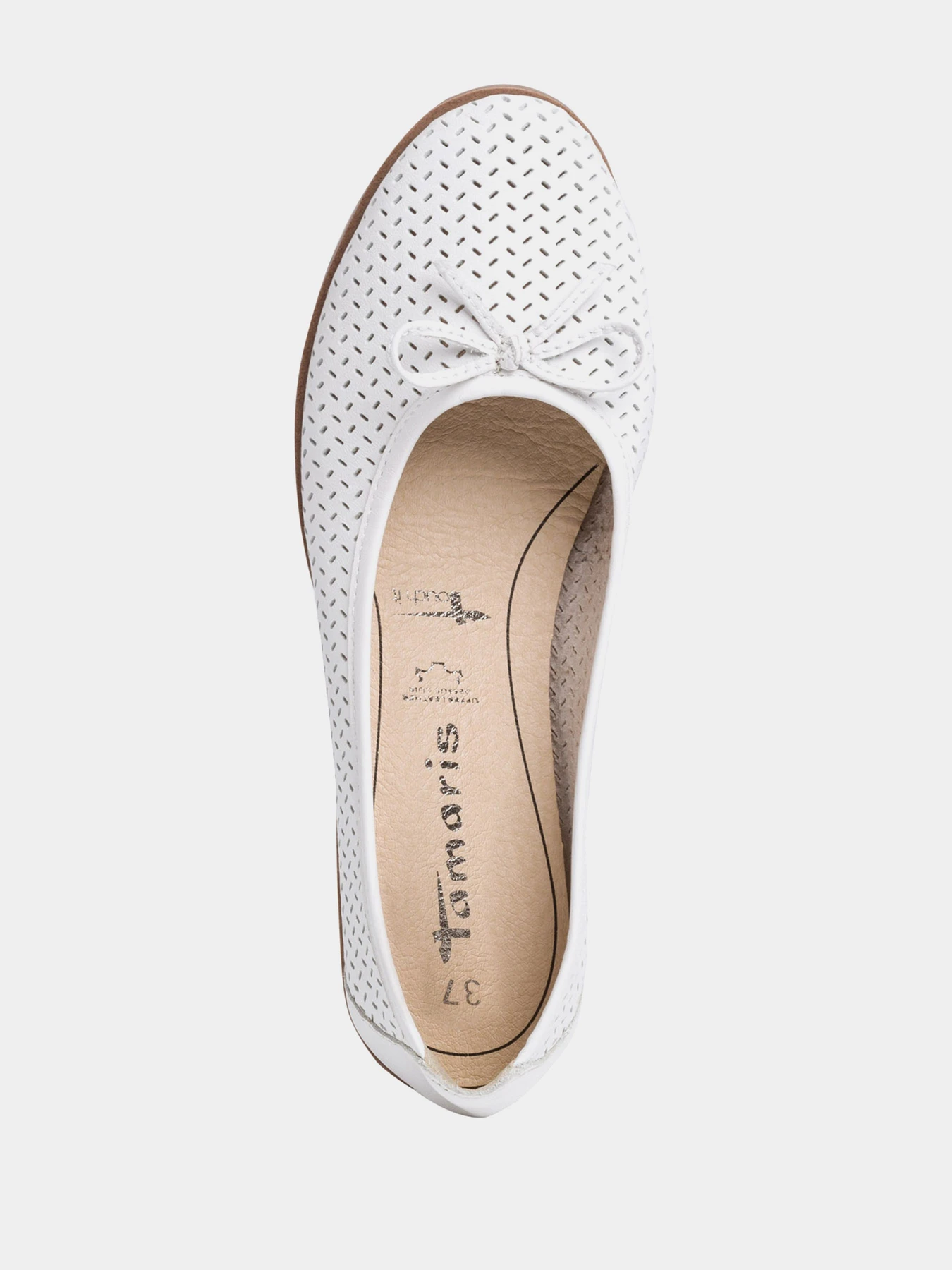 Туфли и лоферы Tamaris модель 22121-26-117 WHITE LEATHER Фото