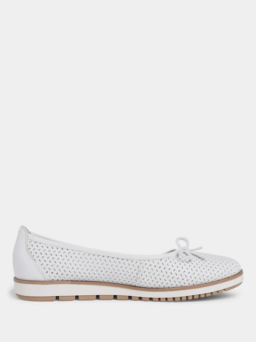 Туфли мен лоферлер Tamaris үлгі 22121-26-117 WHITE LEATHER Фото