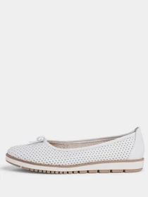 Туфли и лоферы Tamaris модель 22121-26-117 WHITE LEATHER Фото