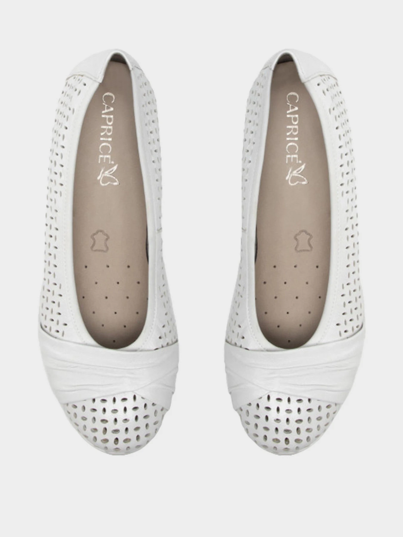 Туфли и лоферы Caprice модель 22160-28-160 WHITE SOFTNAP. Фото