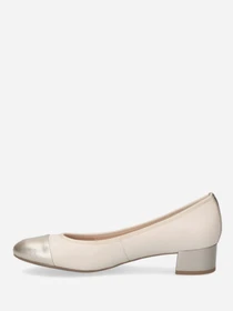 Туфли и лоферы Caprice модель 22300-26-491 CREAM/LT GOLD Фото