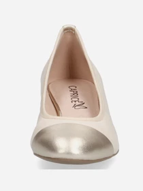 Туфли и лоферы Caprice модель 22300-26-491 CREAM/LT GOLD Фото
