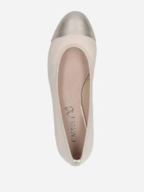 Туфли и лоферы Caprice модель 22300-26-491 CREAM/LT GOLD Фото