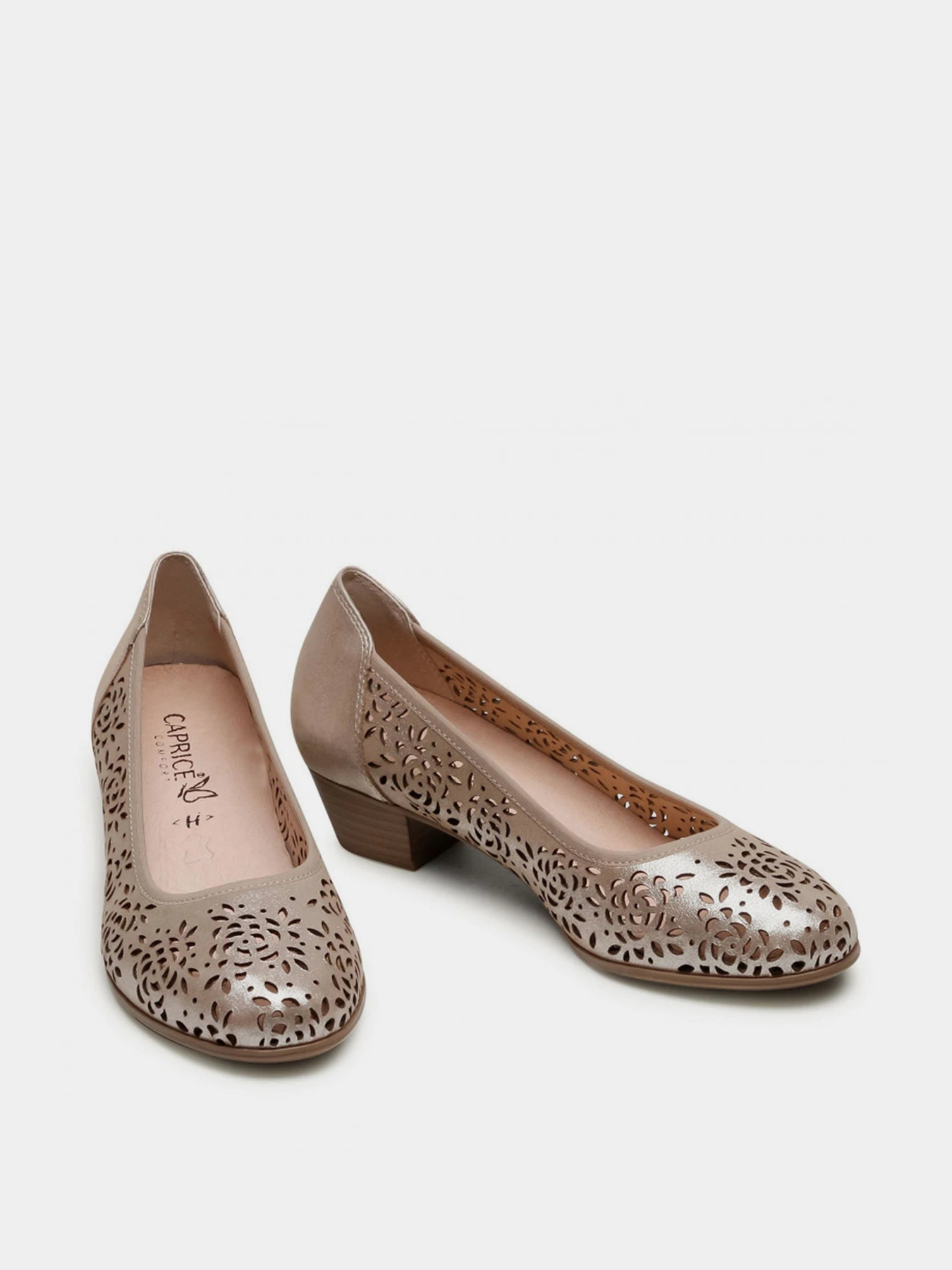 Туфли и лоферы Caprice модель 22502-26-341 TAUPE METALLIC Фото
