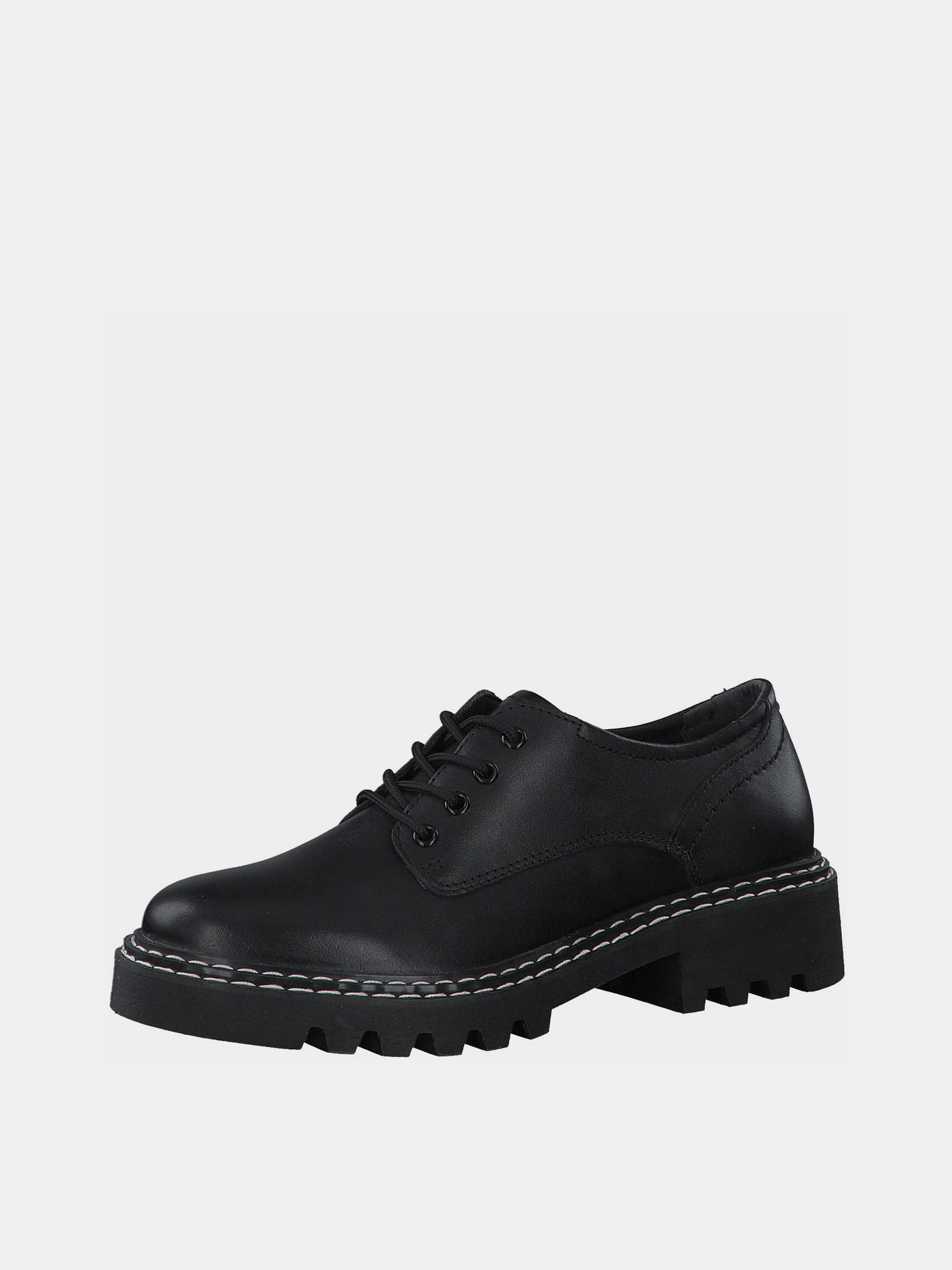 Полуботинки Tamaris модель 23742-27-003 BLACK LEATHER Полуботинки Tamaris модель 23742-27-003 BLACK LEATHER Фото