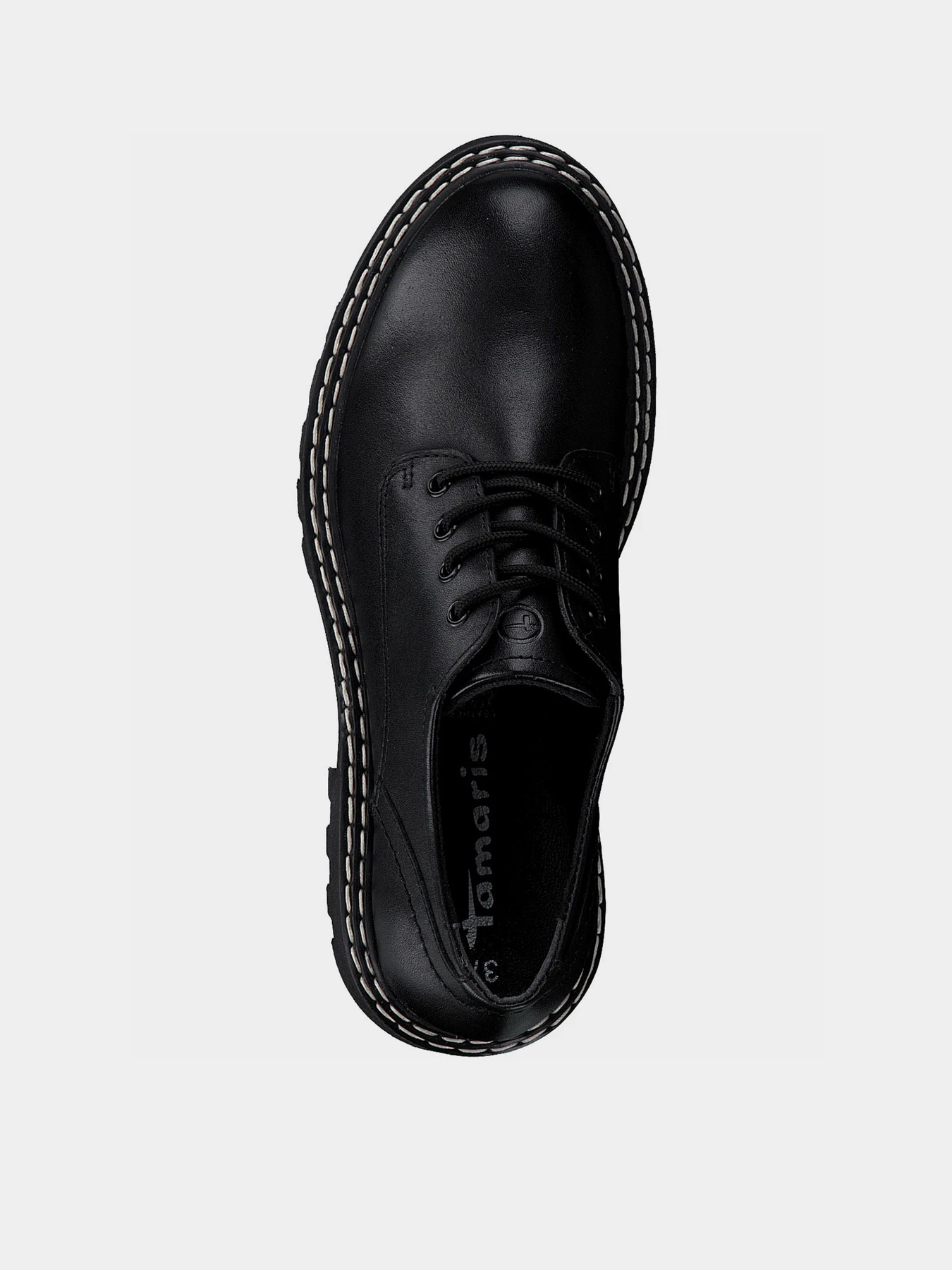 Полуботинки Tamaris модель 23742-27-003 BLACK LEATHER Полуботинки Tamaris модель 23742-27-003 BLACK LEATHER Фото