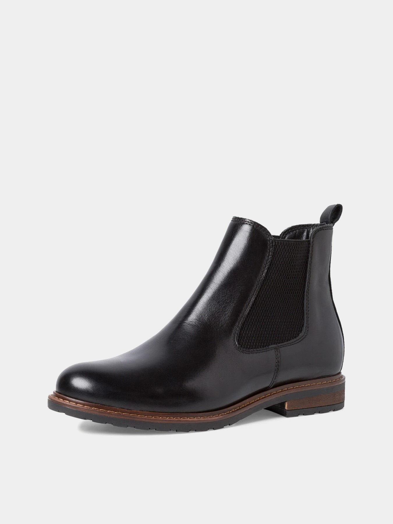 Ботинки и сапоги Tamaris модель 25056-27-003 BLACK LEATHER Ботинки и сапоги Tamaris модель 25056-27-003 BLACK LEATHER Фото