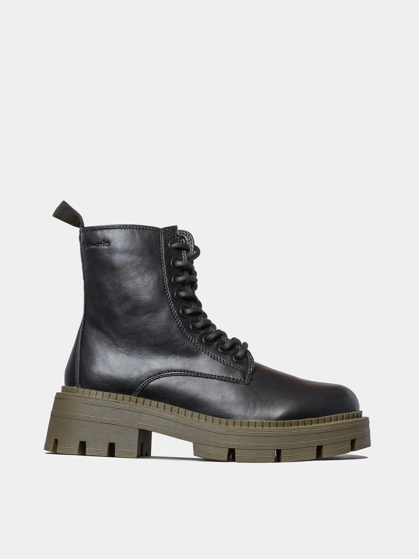 Ботинки и сапоги Tamaris модель 25286-29-077 BLACK/OLIVE Ботинки и сапоги Tamaris модель 25286-29-077 BLACK/OLIVE Фото