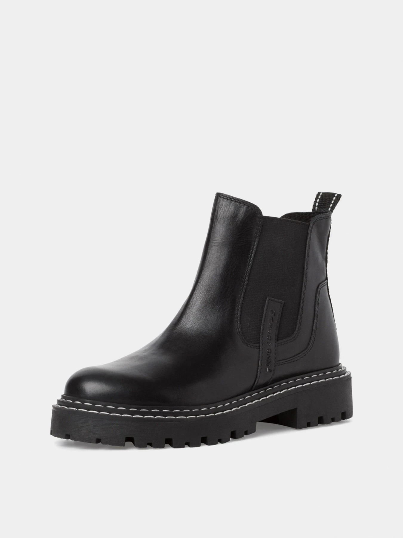 Ботинки и сапоги Marco Tozzi модель 25491-29-010 BLACK/WHIT Ботинки и сапоги Marco Tozzi модель 25491-29-010 BLACK/WHIT Фото