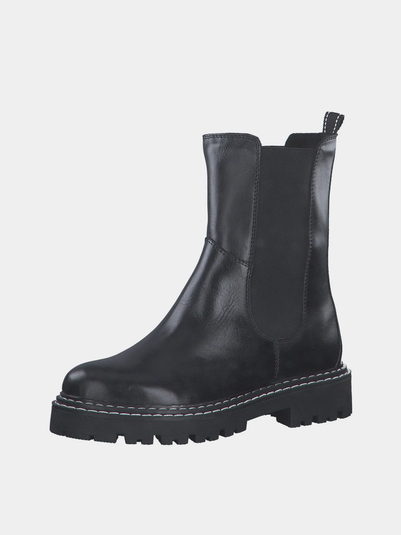 Ботинки и сапоги Marco Tozzi модель 26481-29-010 BLACK/WHITE Ботинки и сапоги Marco Tozzi модель 26481-29-010 BLACK/WHITE Фото