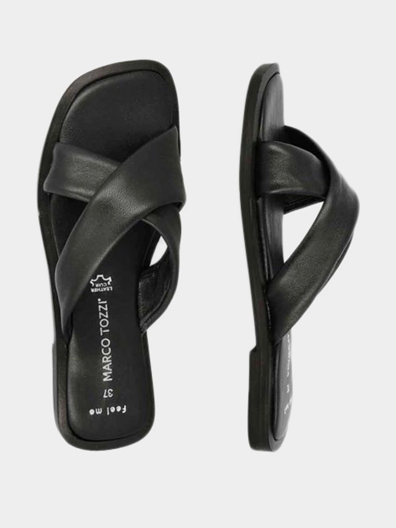 Шлёпанцы Marco Tozzi модель 27104-28-001 BLACK Шлёпанцы Marco Tozzi модель 27104-28-001 BLACK Фото