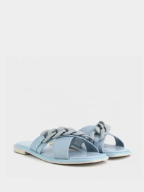 Шлёпанцы Marco Tozzi модель 27121-28-843 LT.BLUE Фото