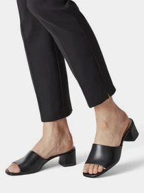 Шлёпанцы Tamaris модель 27204-28-003 BLACK LEATHER Фото