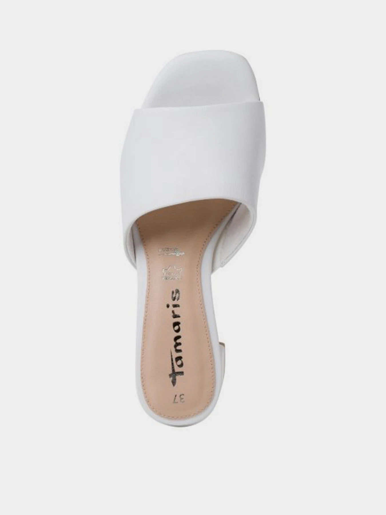 Шлёпанцы Tamaris модель 27204-28-117 WHITE LEATHER Фото