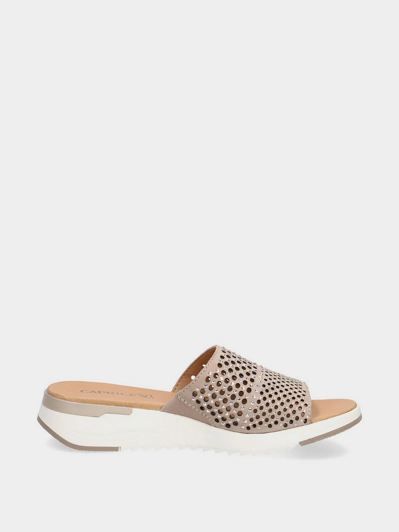 Шлёпанцы Caprice модель 27208-28-343 TAUPE SUEDE Фото
