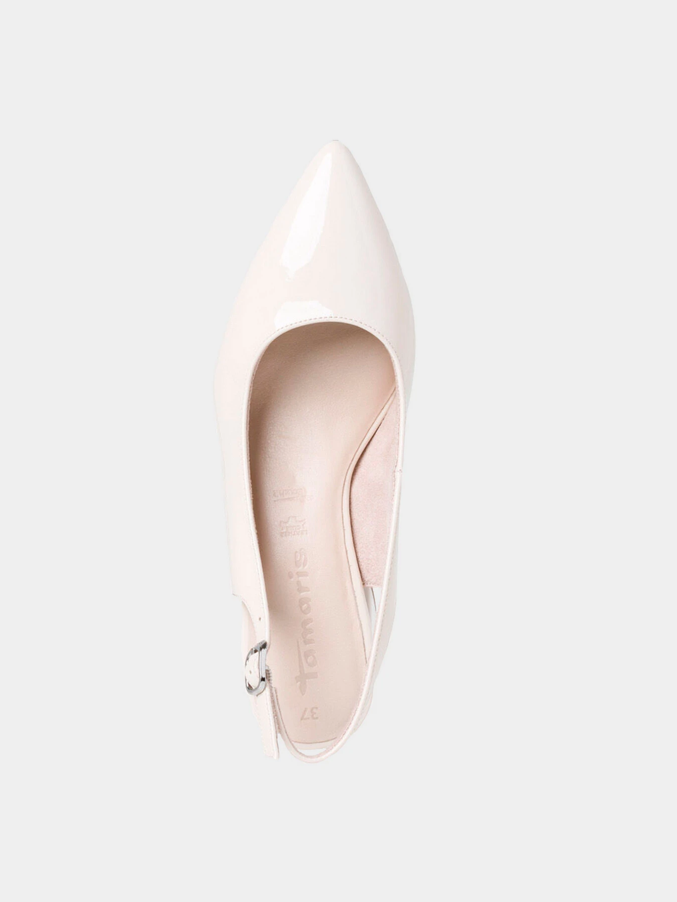 Туфли и лоферы Tamaris модель 29600-28-432 IVORY PATENT Туфли и лоферы Tamaris модель 29600-28-432 IVORY PATENT Фото