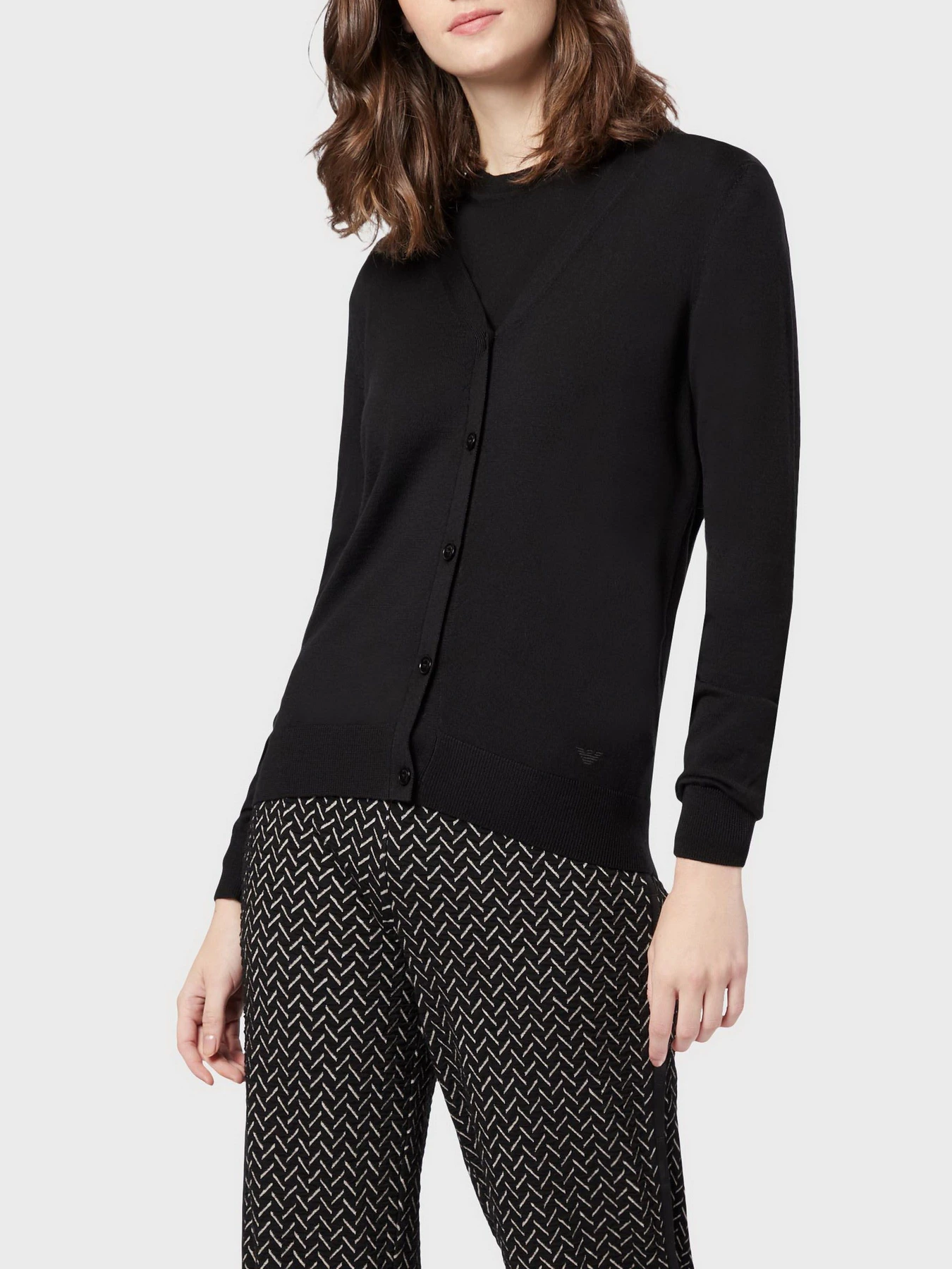 Свитры и кардиганы Emporio Armani модель 8N2MZQ-2M9DZ-0999 Свитры и кардиганы Emporio Armani модель 8N2MZQ-2M9DZ-0999 Фото