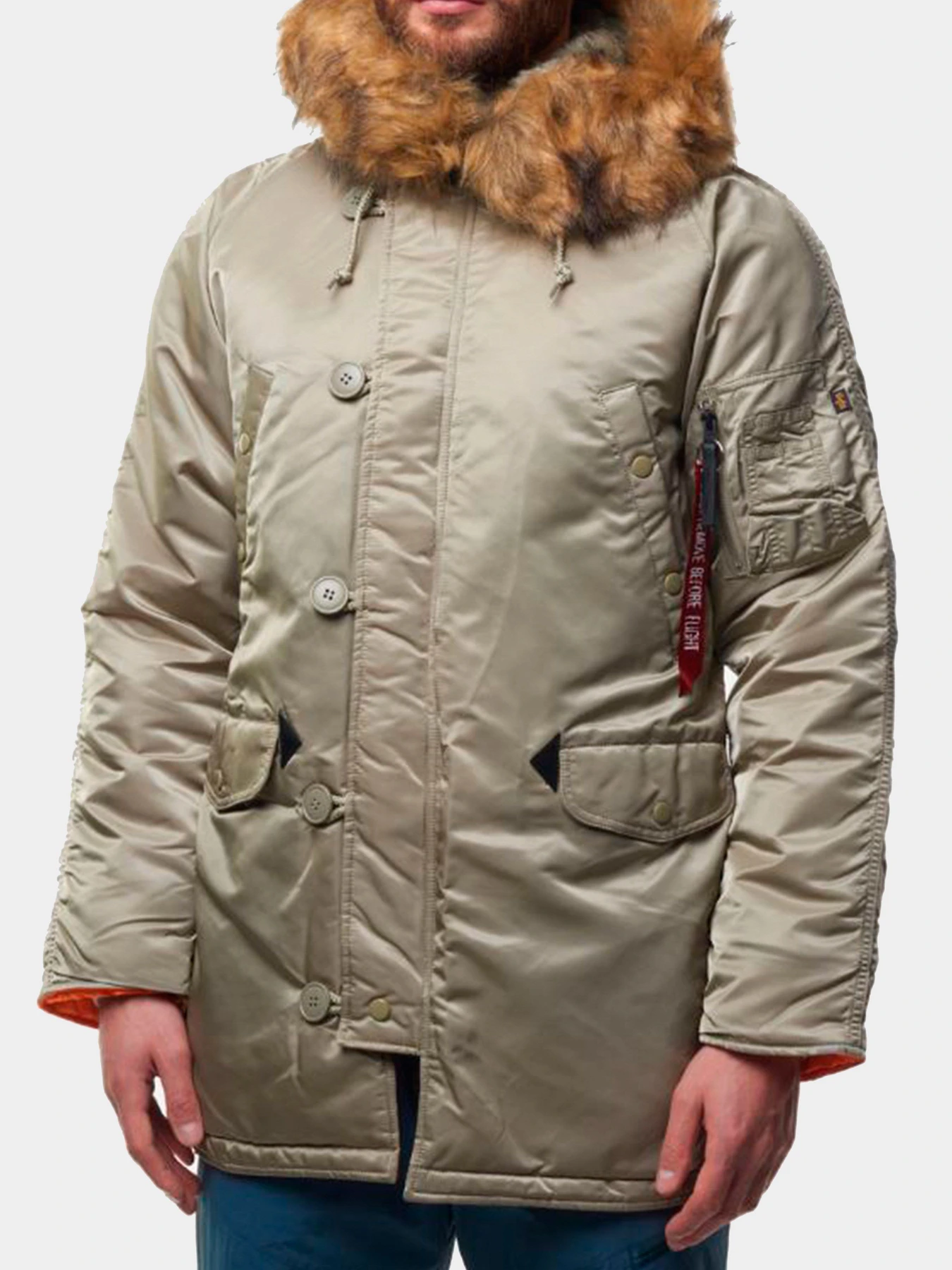 Куртки и дубленки Alpha Industries модель MJN31210C1_252 Фото