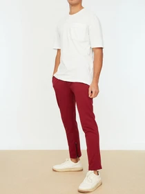 Брюки Trendyol модель TMNSS20EA0041/Bordo Фото