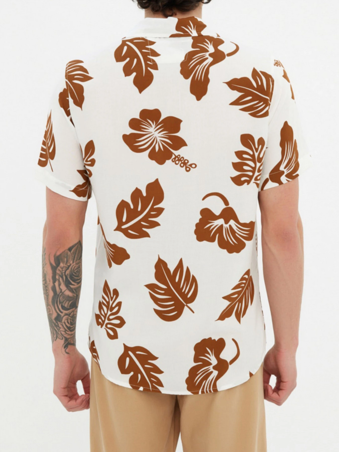 Рубашки Trendyol модель TMNSS20GO0576/Bej Рубашки Trendyol модель TMNSS20GO0576/Bej Фото