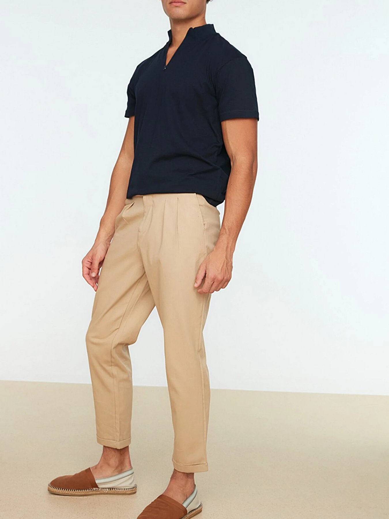 Брюки Trendyol модель TMNSS21PL0116/Bej Фото