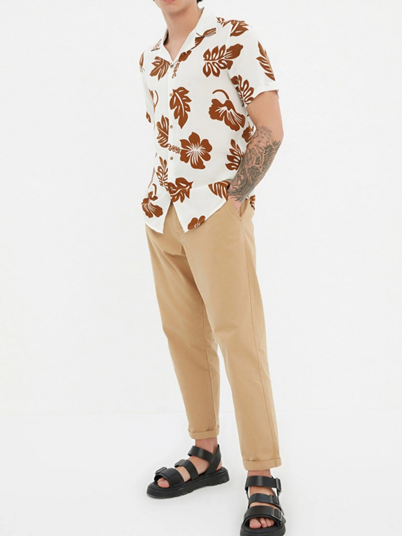 Брюки Trendyol модель TMNSS21PL0384/Camel Фото