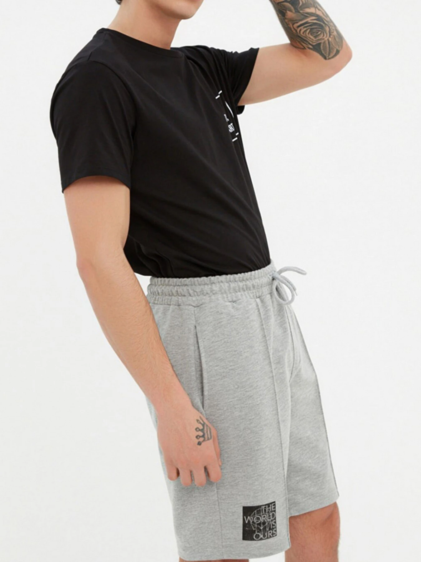 Шорты Trendyol модель TMNSS21SR0212/Gri Фото