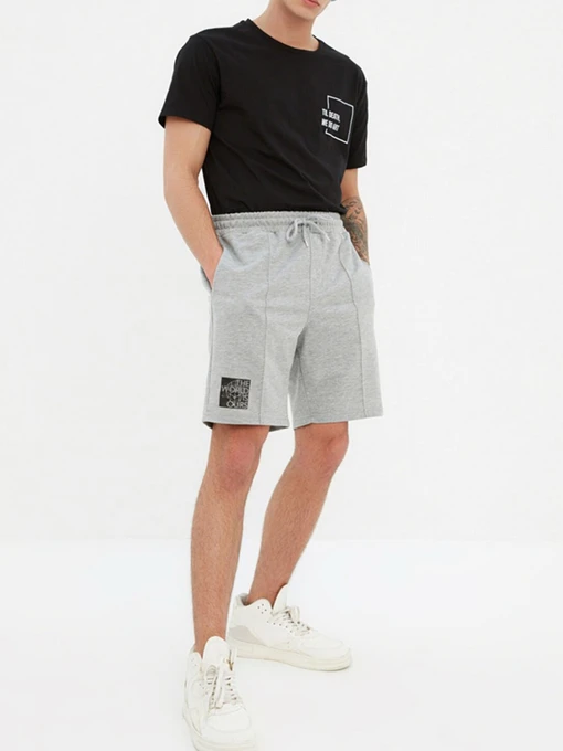 Шорты Trendyol модель TMNSS21SR0212/Gri Фото