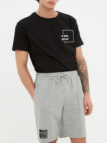 Шорты Trendyol модель TMNSS21SR0212/Gri Фото