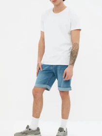 Шорты Trendyol модель TMNSS21SR0486/Mavi Фото