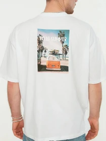 Футболки и поло Trendyol модель TMNSS21TS0619/Beyaz Фото