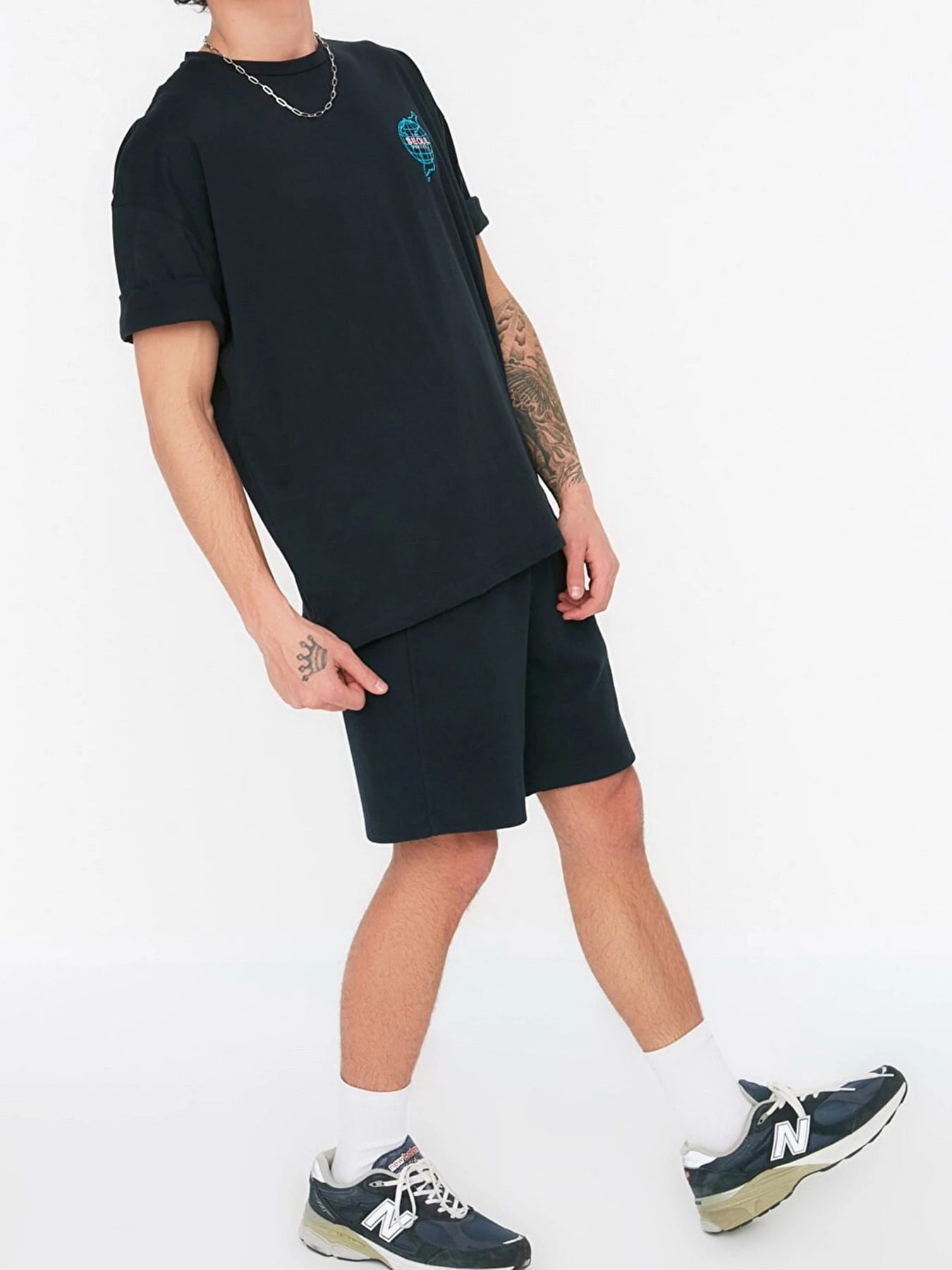 Футболки и поло Trendyol модель TMNSS21TS1219/Lacivert Фото