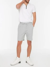 Шорты Trendyol модель TMNSS22SR0255/Siyah-Gri Фото
