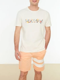 Футболки и поло Trendyol модель TMNSS22TS0224/Ekru Фото