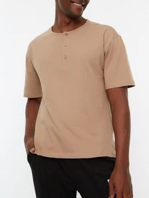 Футболки и поло Trendyol модель TMNSS22TS0311/Bej Фото