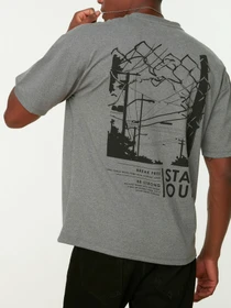 Футболки и поло Trendyol модель TMNSS22TS0570/Antrasit Фото
