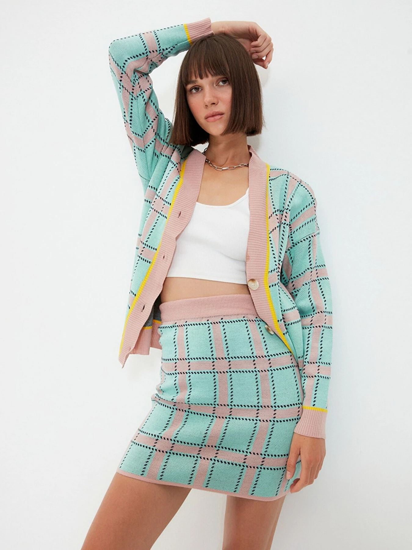 Юбки Trendyol модель TWOAW22ET0001/Pudra Фото