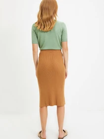 Юбки Trendyol модель TWOAW22ET0039/Camel Фото