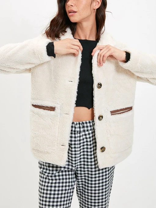 Куртки и дубленки Trendyol модель TWOAW22MO0267/Ekru Фото