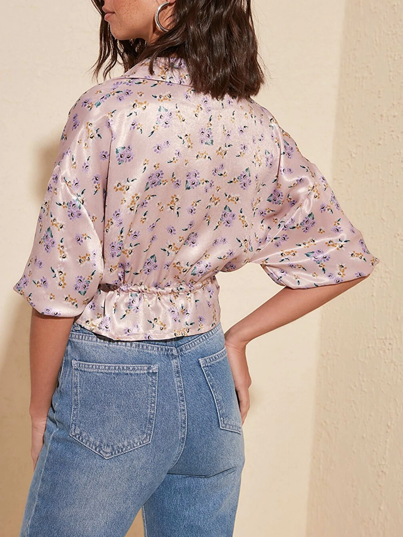 Рубашки Trendyol модель TWOSS20BZ0517/Pudra Рубашки Trendyol модель TWOSS20BZ0517/Pudra Фото