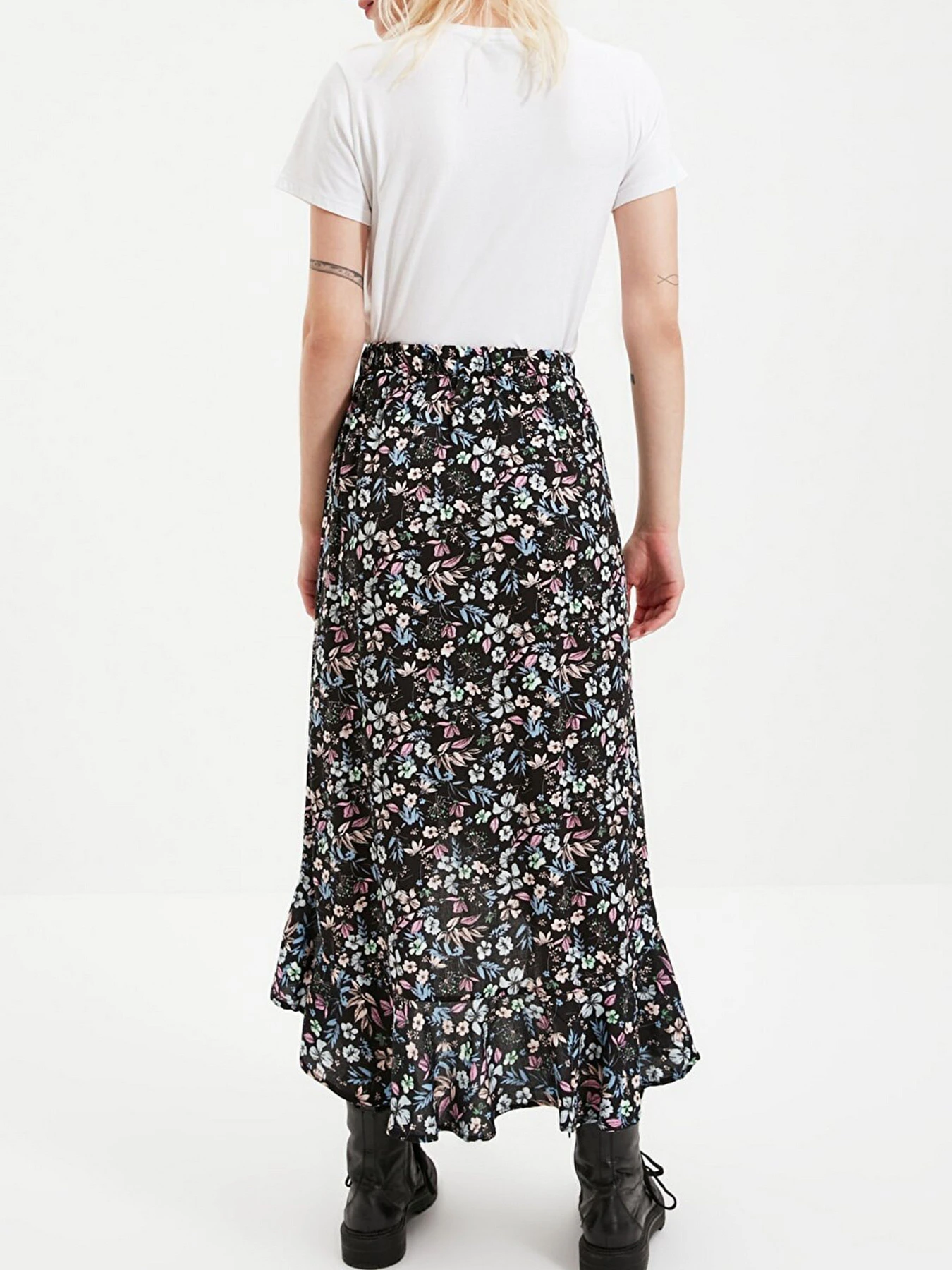 Юбки Trendyol модель TWOSS20ET0166/Mor Фото