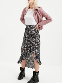 Юбки Trendyol модель TWOSS20ET0166/Mor Фото