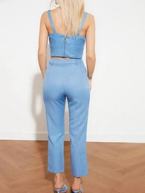 Брюки Trendyol модель TWOSS21PL0076/Mavi Фото